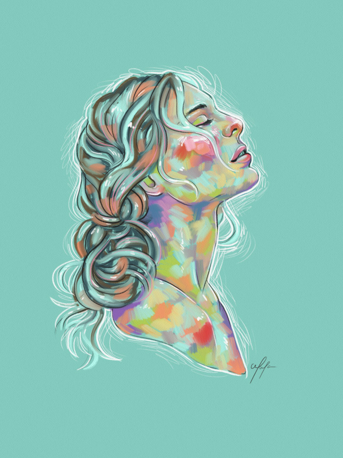 Rainbow Girl 21 by Tina Mailhot-Roberge (vervex)